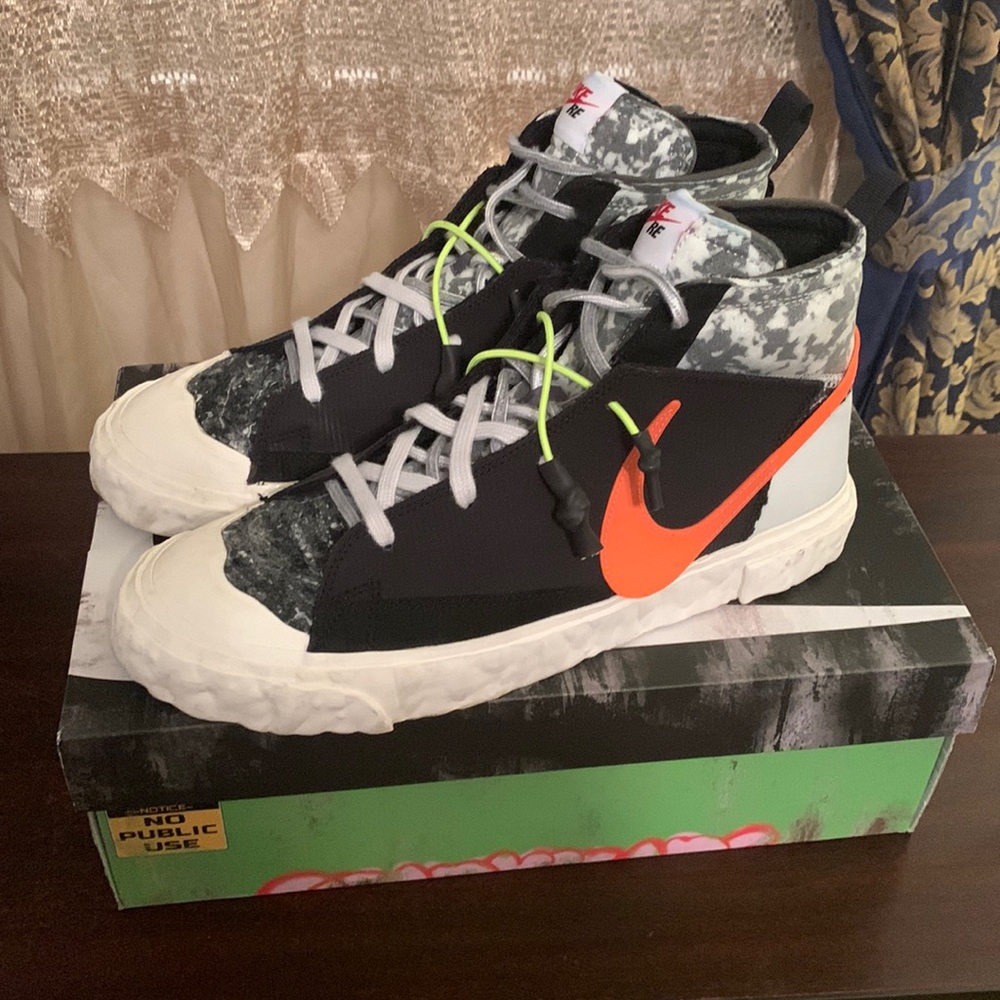 ReadyMade x Nike blazers black size 10.5 men great condition 100% authentic